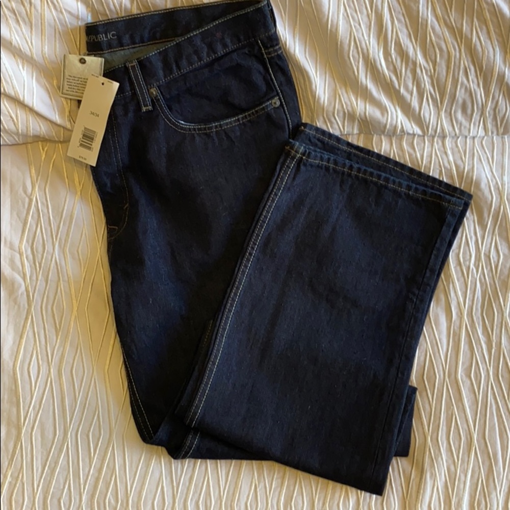 Banana republic straight leg jeans 34x34